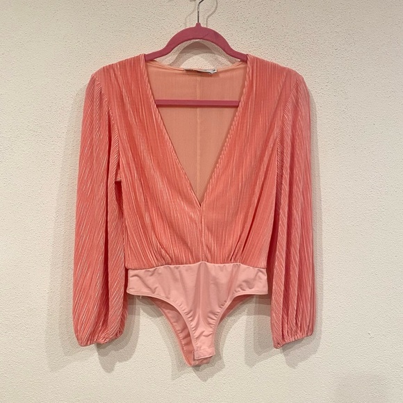 Dannijo Bell Sleeve Bodysuit Size XS EUC - Picture 2 of 4